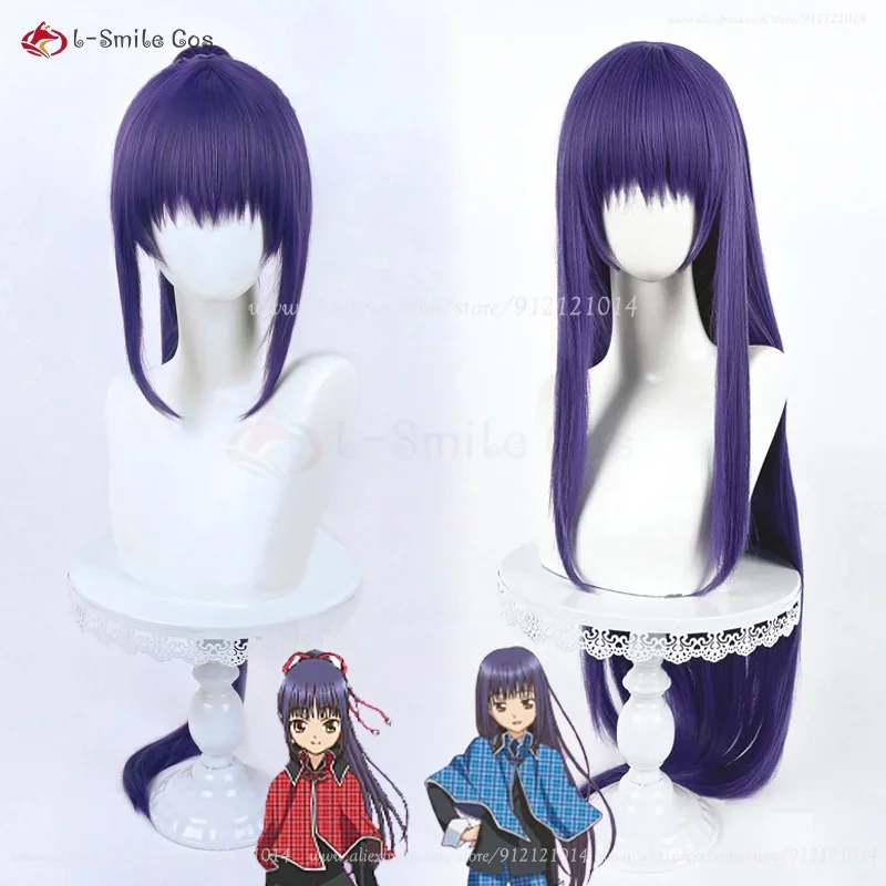 Type 2 Anime Fujisaki Nagihiko Cosplay Wig Long Purple Women Fujisaki Nadeshiko Wigs Heat Resistant Synthetic Hair