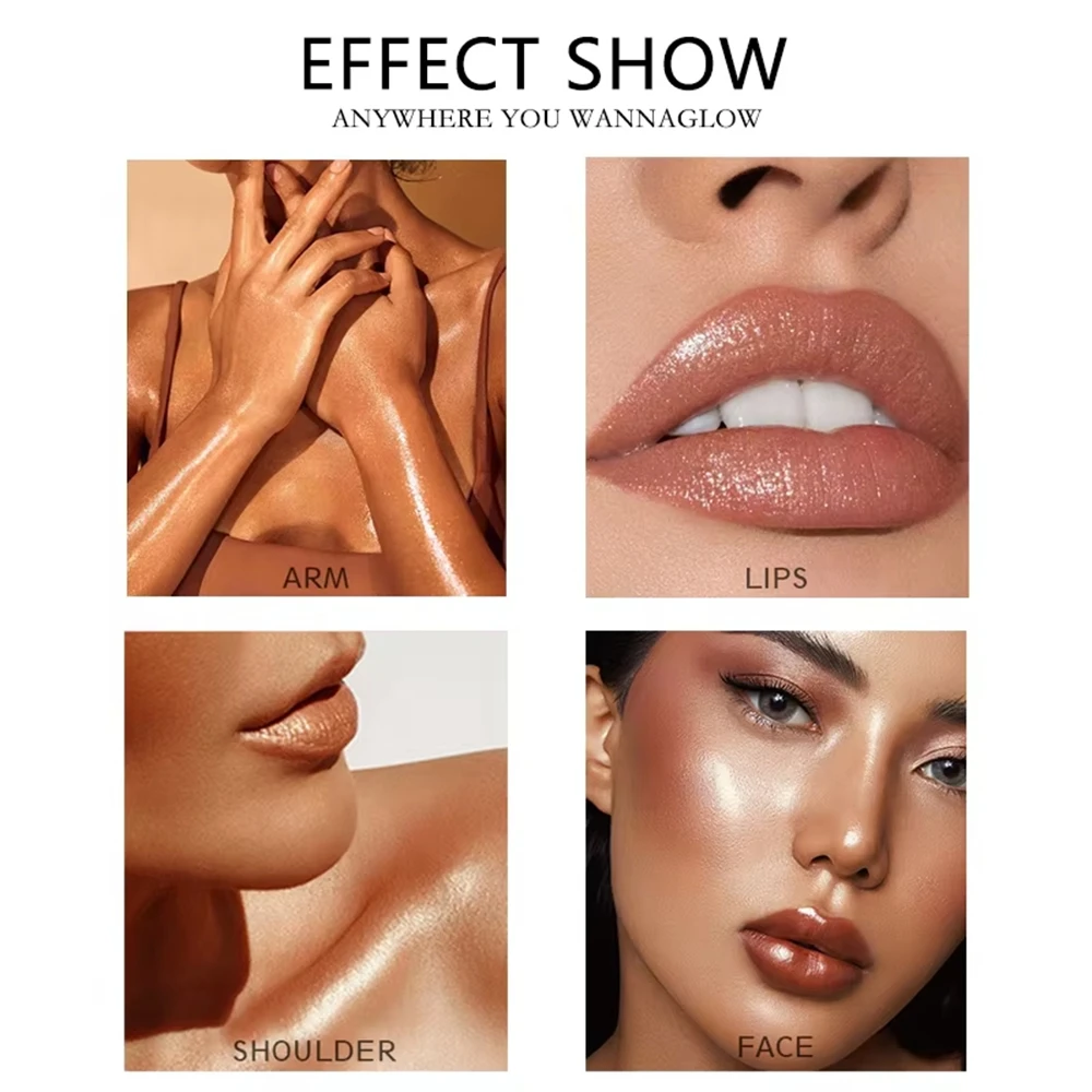 Paleta de rubor de 2 colores 2 en 1 sombra de ojos crema de contorno cara mejilla rubor crema maquillaje brillo resaltar maquillaje Multicolor rubor