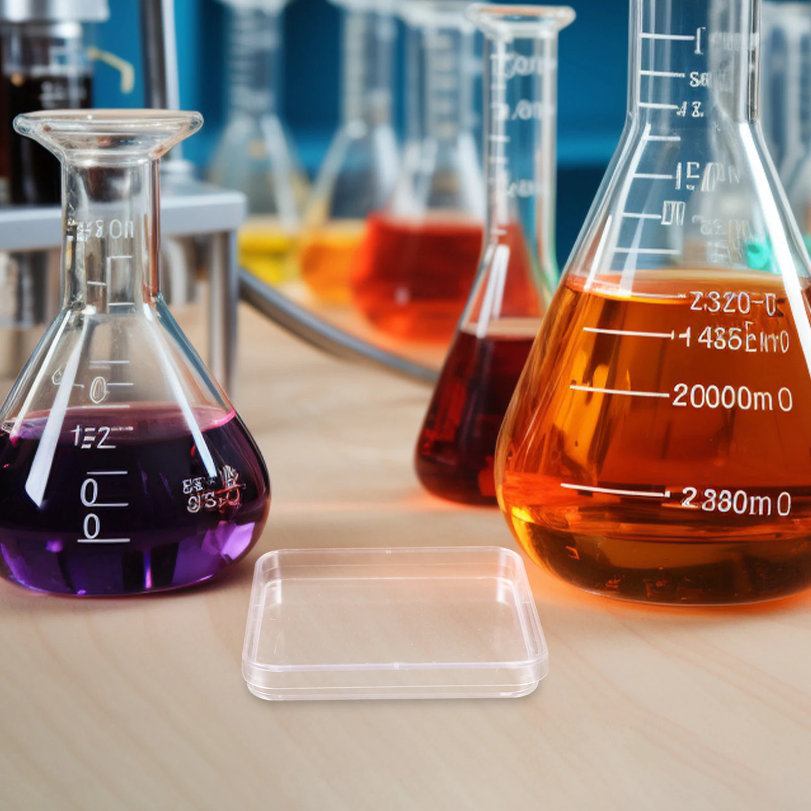 

10Pcs Clear Plastic Petri Dishes Small Laboratory Petri Plates Science Experimental Tools Agar Plates Agar Dishes