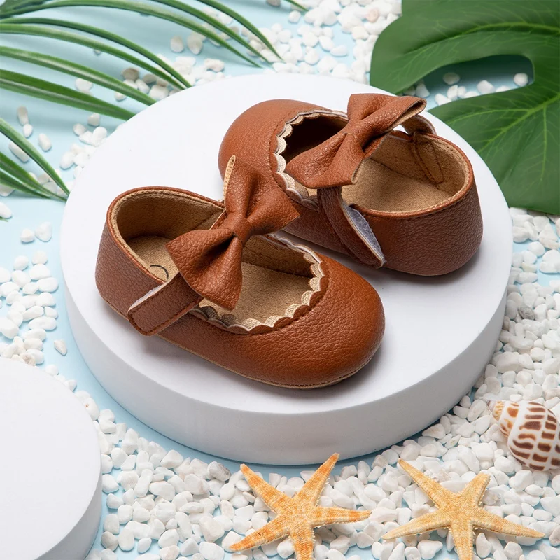 Sepatu bayi perempuan, sepatu datar Mary JaneS sepatu balita ringan anti selip sepatu pesta keluarga perjalanan luar ruangan sepatu anak-anak