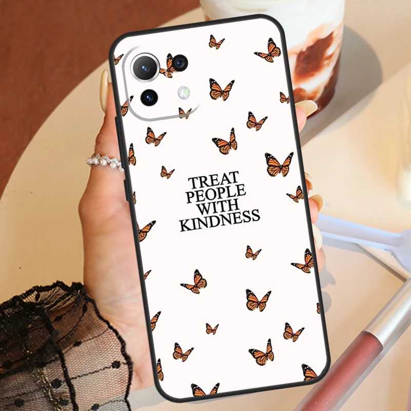 Treat People With Kindness For Xiaomi 13 Ultra 12 Lite 11T 12T 13T Pro 12X POCO F5 X5 X3 Pro X4 F4 GT M5 M5s F3 Case