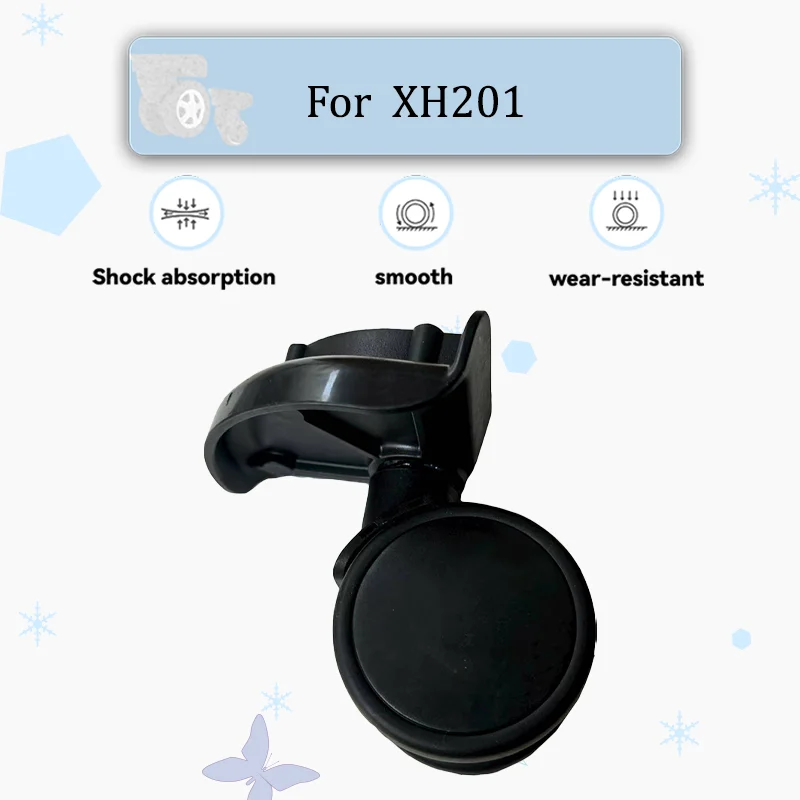 

For XH201 Ultra-Quiet Luggage Wheel Accessories 360-Degree Swivel Wheels Heavy-Duty Load Capacity Wear-Resistant Luggage Wheel