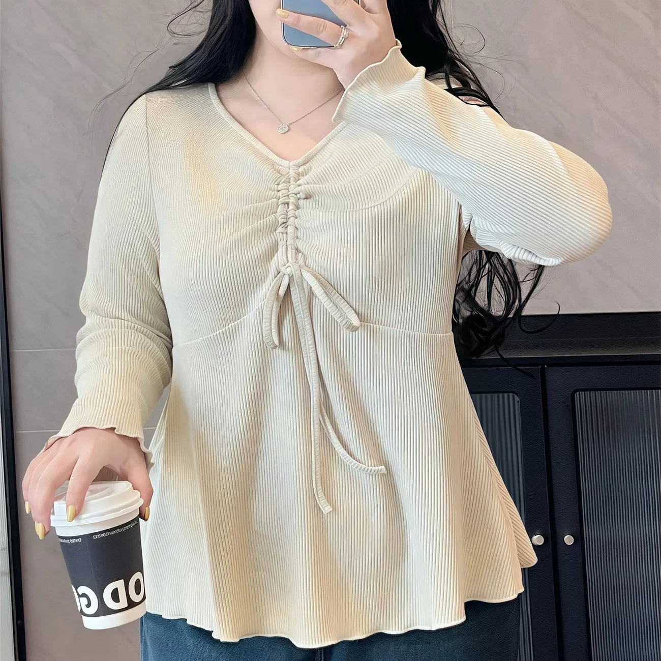 

Женская футболка с длинными рукавами в стиле Pure Lust, новая весенняя рубашка, чтобы прикрыть живот и топ для похудения