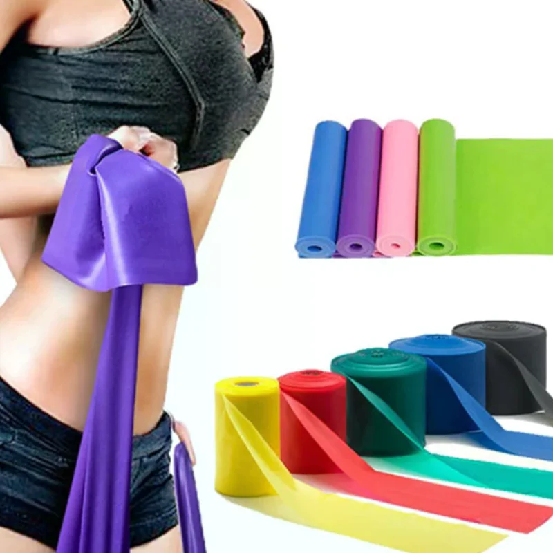 Banda de Resistencia para Yoga de 150*15cm, Bandas Elásticas de Goma para Gimnasio, Pilates, Cross Fit, Banda de Tracción de Goma para Ejercicios Deportivos