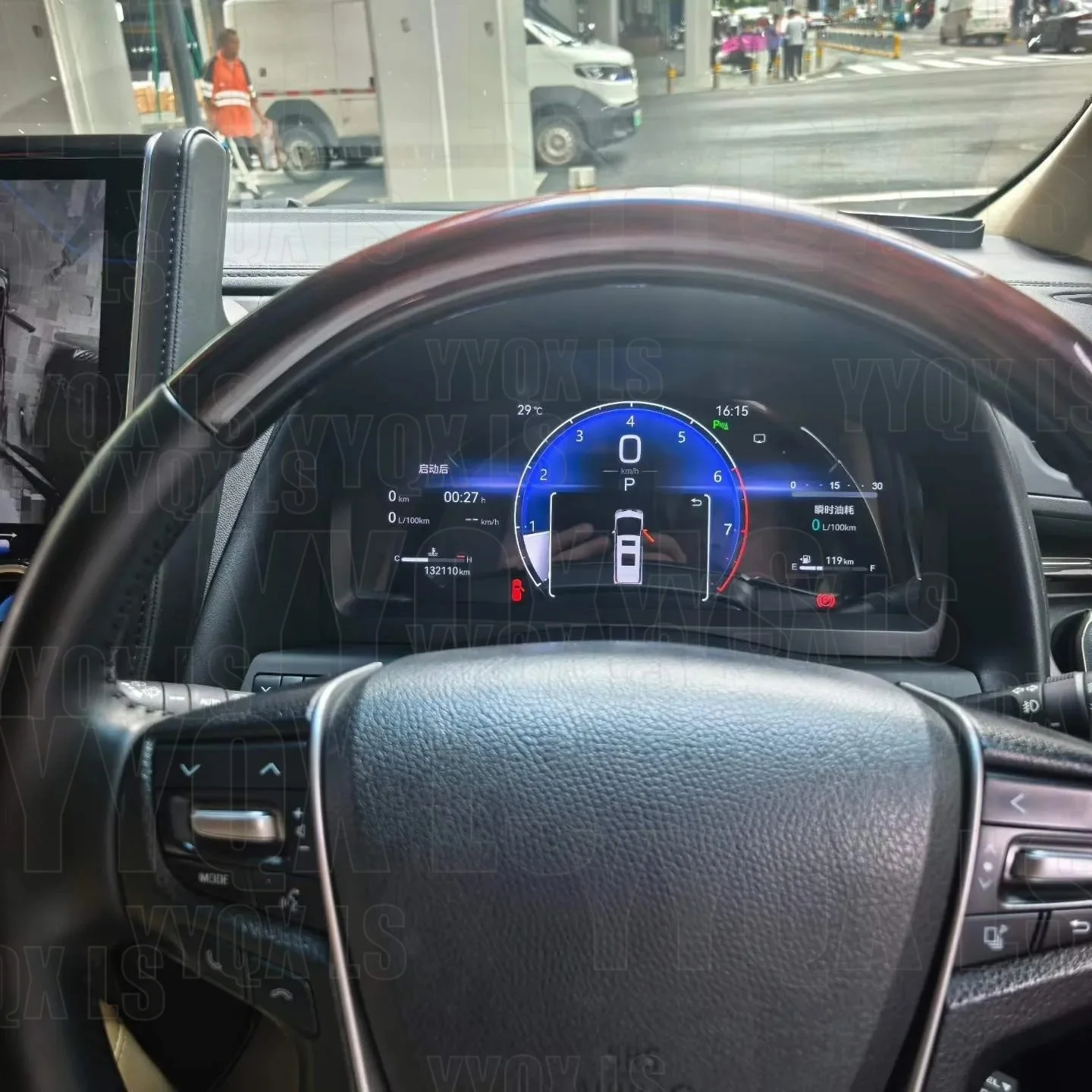 Full LCD Car Instrument Cluster For Toyota Alphard Vellfire 2015-2022 Virtual Cockpit Dashboard Speedometer Digital Meter Clock