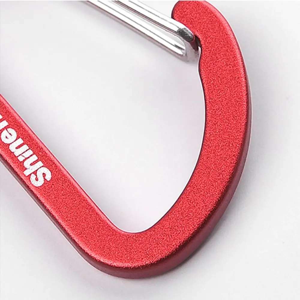 Outdoor Sports Multicolor Aluminium Safety Buckle Keychain Camping Hiking Hook Climbing Button Alloy Carabiner