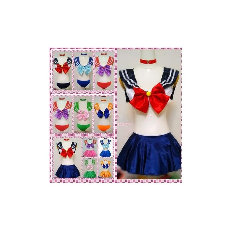 

Halloween Sailor Girl Bikini Underwear Costume Women's Performance Outfit Sexy School Uniform Cosplay Club DS Female Costume