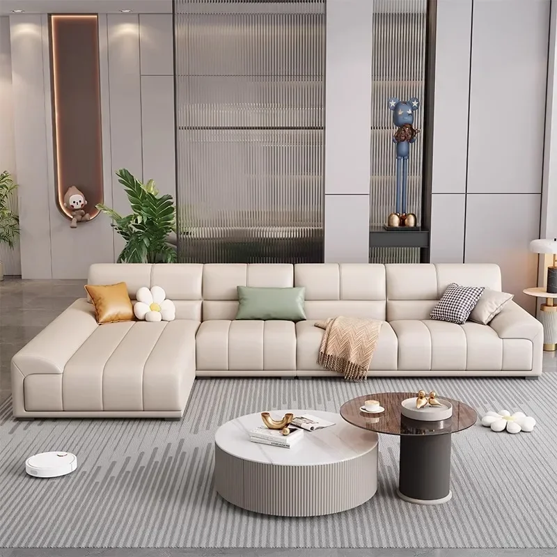 Leave-in technology cloth, cat scratching cloth, small apartment leather sofa