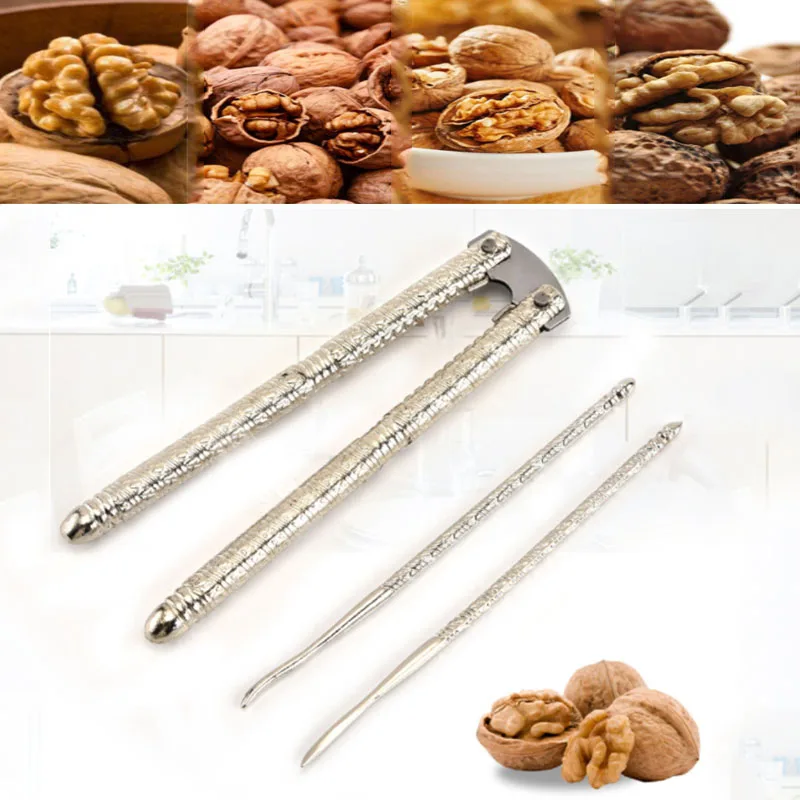 Nutcracker Sheller Crack Almond Walnut Pecan Hazelnut Filbert Nut Kitchen Nut Sheller Clip Tool Clamp Plier Cracker