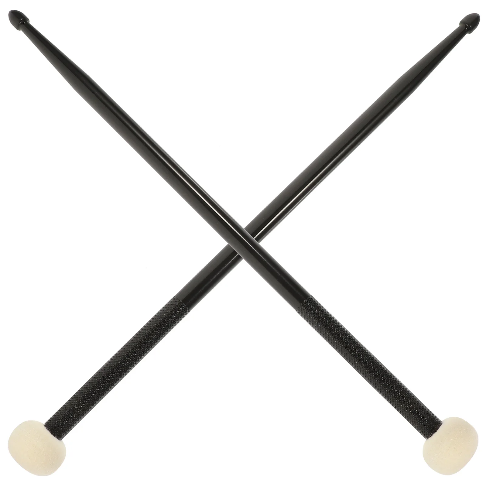 

1 Pair Professional Double-End Drum Sticks Smooth Surface Durable Nylon Percussion Stick For Kids Beginners Practice Performance