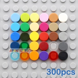 Round Building Blocks 1x1, 33color, educational and creative toys for children, size compatible with 98138, 300pcs