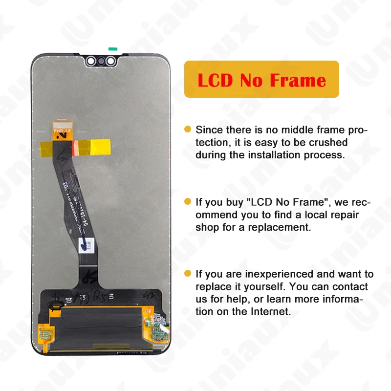 For Huawei Y9 2019 Mobile Phone LCD Screen Display assembly Touch Screen LCD Panel Replacement