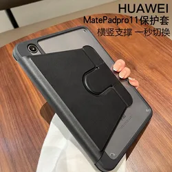 Funda con Portalápices para Huawei Matepad 11,5 2023, cubierta de cuero giratoria de 360 ° para Matepad Pro 11 10,4 Air Se C3 C5 Honor V7 V6