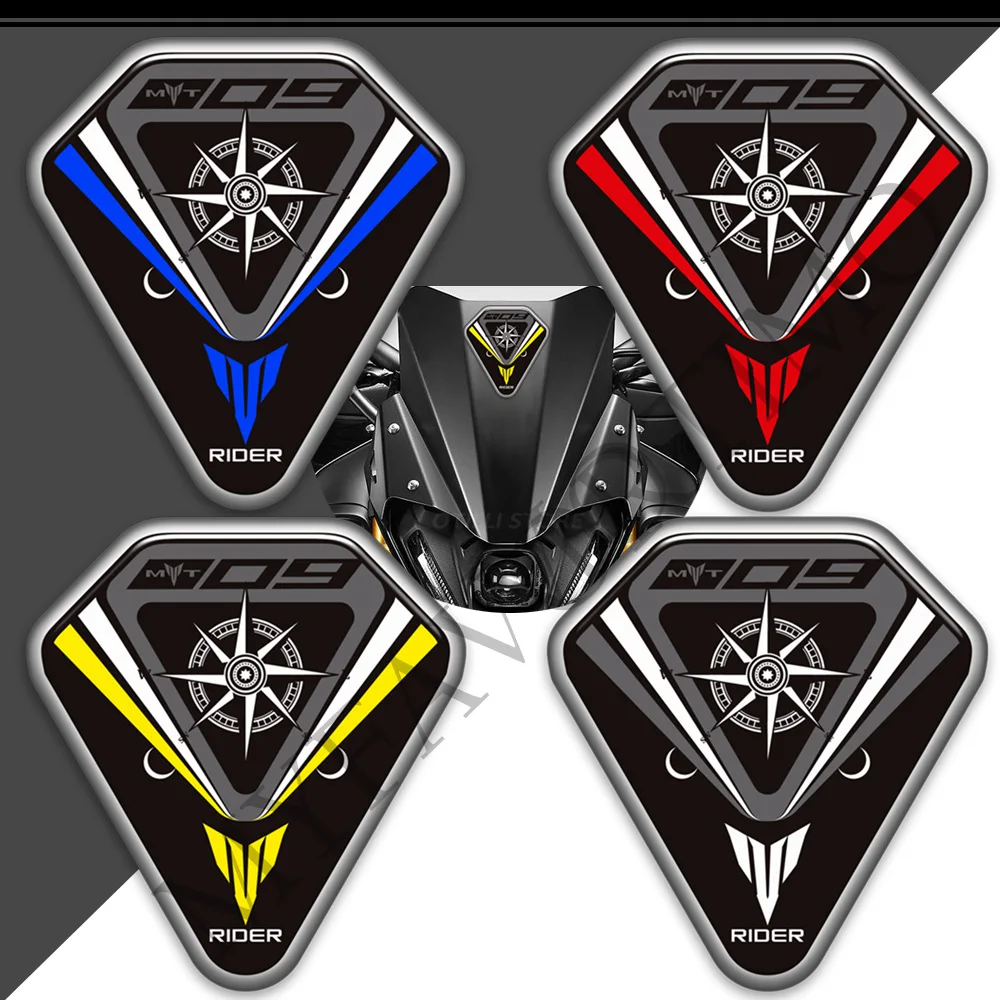 

For Yamaha MT09 MT FZ 09 SP MT-09 Motorcycle Fuel Tank Pad Windshield Sticker Decal Decoration 2016+UP