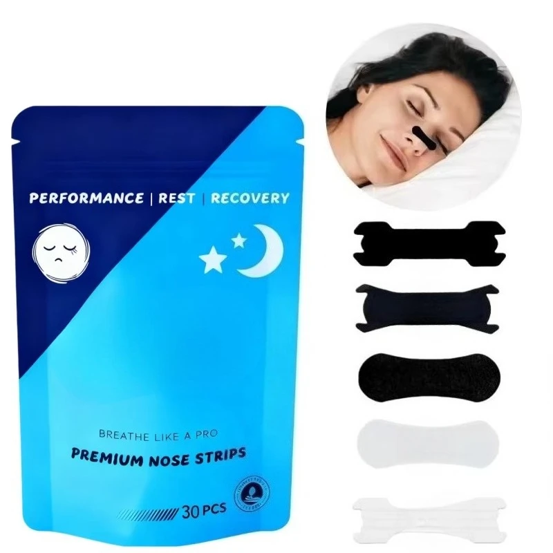 30Pcs super strength waterproof sports transparent nose band breathing anti-snoring sleep