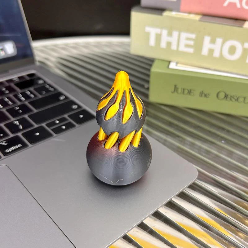 3D-gedrucktes Kürbisspielzeug, Aktivitätsausrüstung, Ball lindert Stress und Ängste, flexibles Zappelspielzeug, kreativer Fingerspitzenspinner für Kinder und Erwachsene