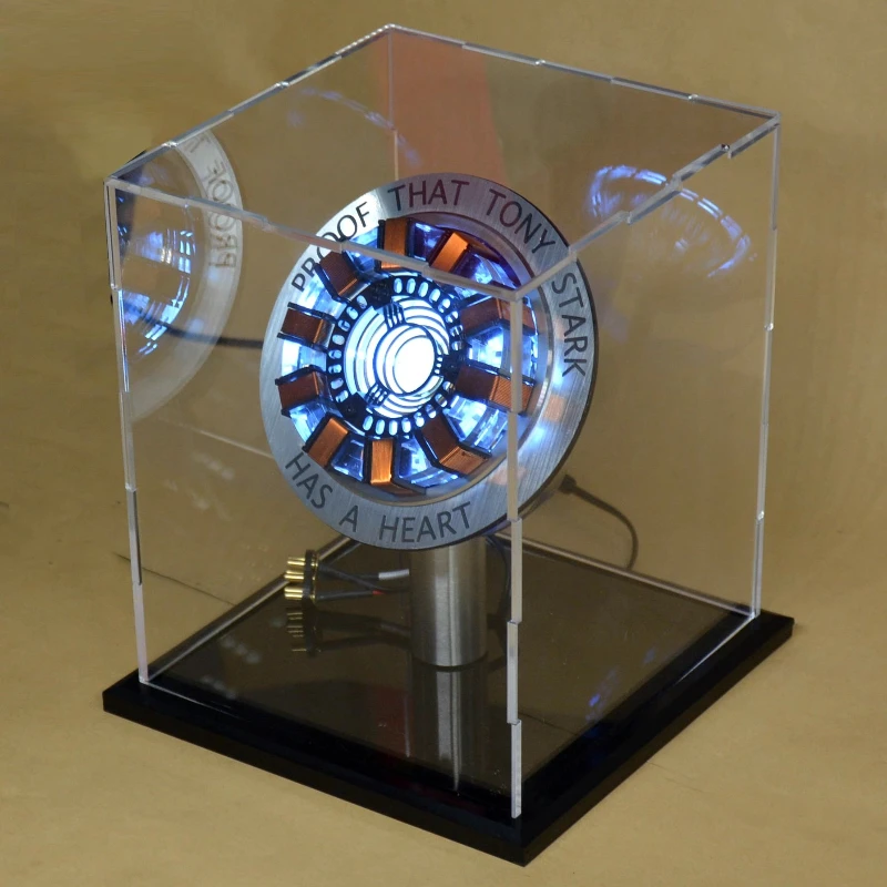 

DIY Assembly of The First Generation Reunion Iron Man MK1 Iron Man Core Reactor Chest Lamp Ark Table Set Up Ornament Gift