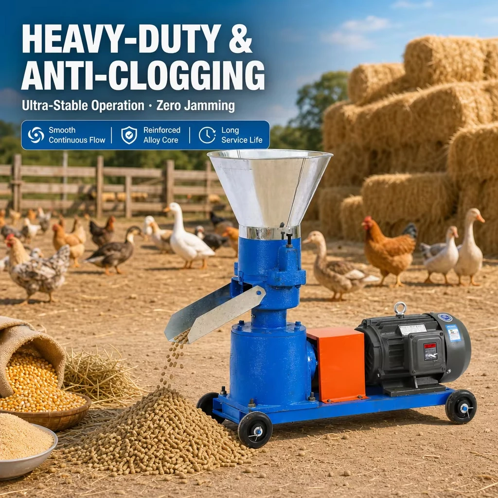 KL260 Pet Food Processing Animal Feed Pellet Livestock Feed Machine Low Noise 380V 15KW