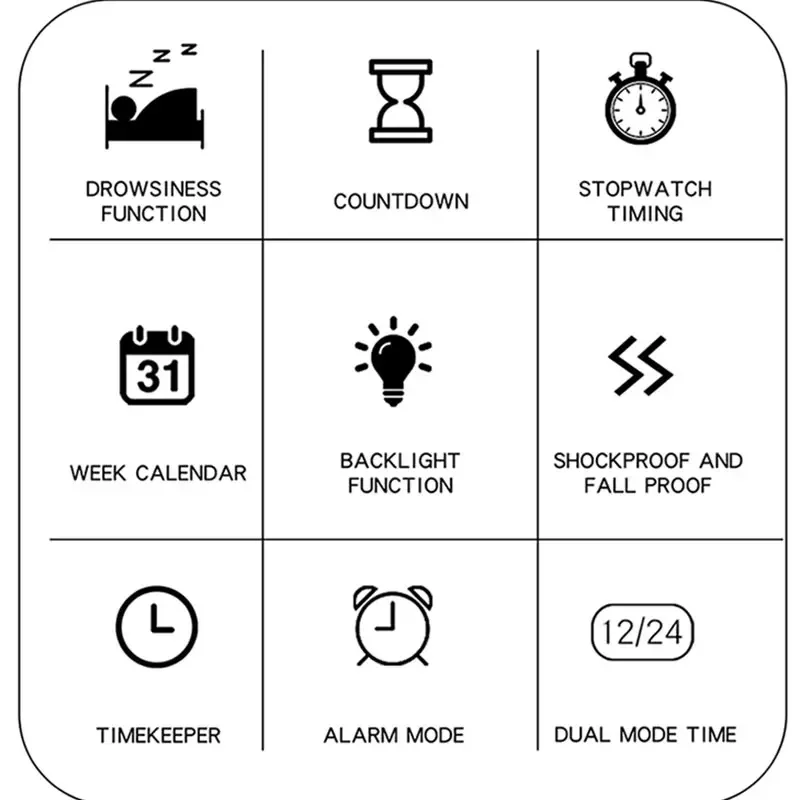SANDA G-Style ساعة رجالية رقمية رياضية كرونوغراف تاريخ ساعة اليد بولي TPU الفرقة أسبوع 50 متر مقاوم للماء للجنسين ساعات رجالية إلكترونية