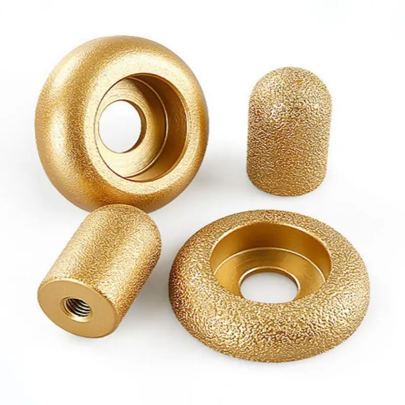 1PC 20/30/70mm Brazed Backwater Grinding Wheel Finger Bit Milling Cutter Drum Grinding Wheel for Quartz Stone Counter