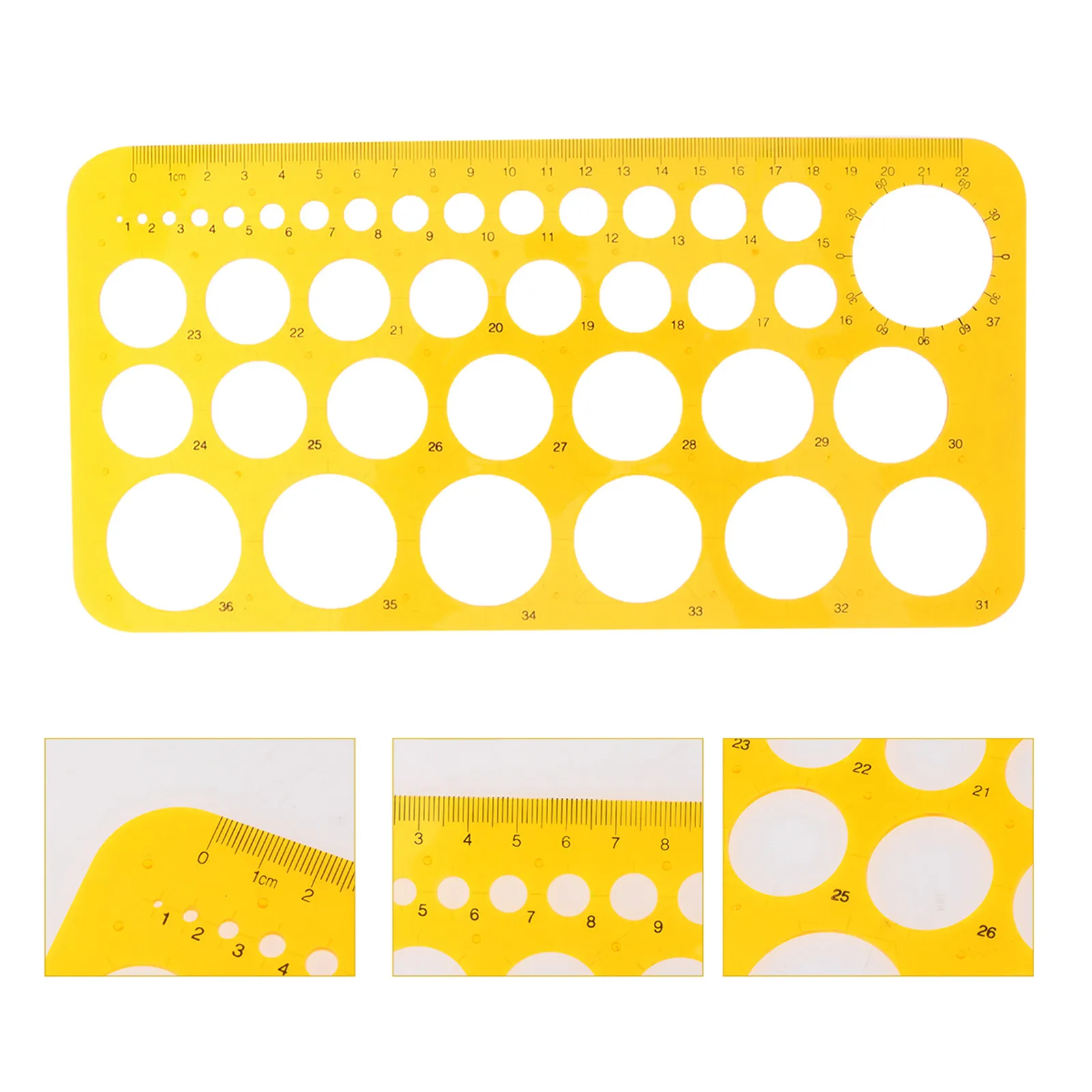 Stencils Templates Painting Drawing Plastic Geometric Ruler Halloween Christmas New Year Architectural Template Ruler Clear