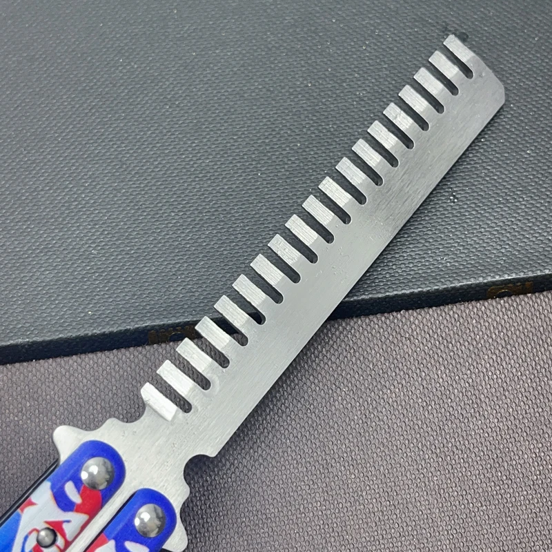 VALORANT Game peripheral Toy, Yoru's Stylish Butterfly Comb, 23CM (9.05 inches), metal blade, Not Sharp, butterfly knife traine