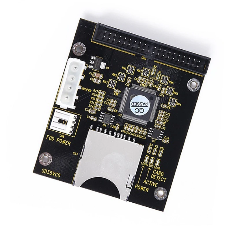 1 Piece SSD Embedded Storage Adapter Card SD To 3.5 Inch IDE 40 Pin Converter Card IDE SD Card Adapter