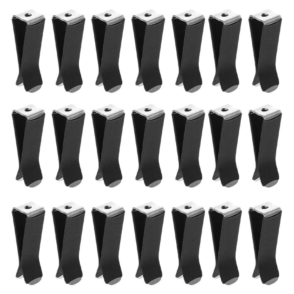 

60Pcs Car Vent Clip Air Freshener Black Durable Metal Conditioner Outlet Perfume Holder Stable Car Smell Remover