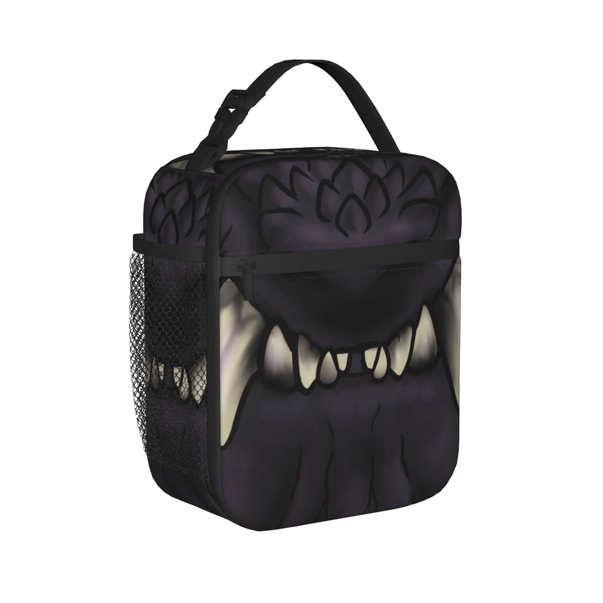 Monster Hunter Nergigante Insulated Lunch Bags Thermal Bag Meal Container Kanji Game MHW Tote Lunch Box Food Bag College  Travel