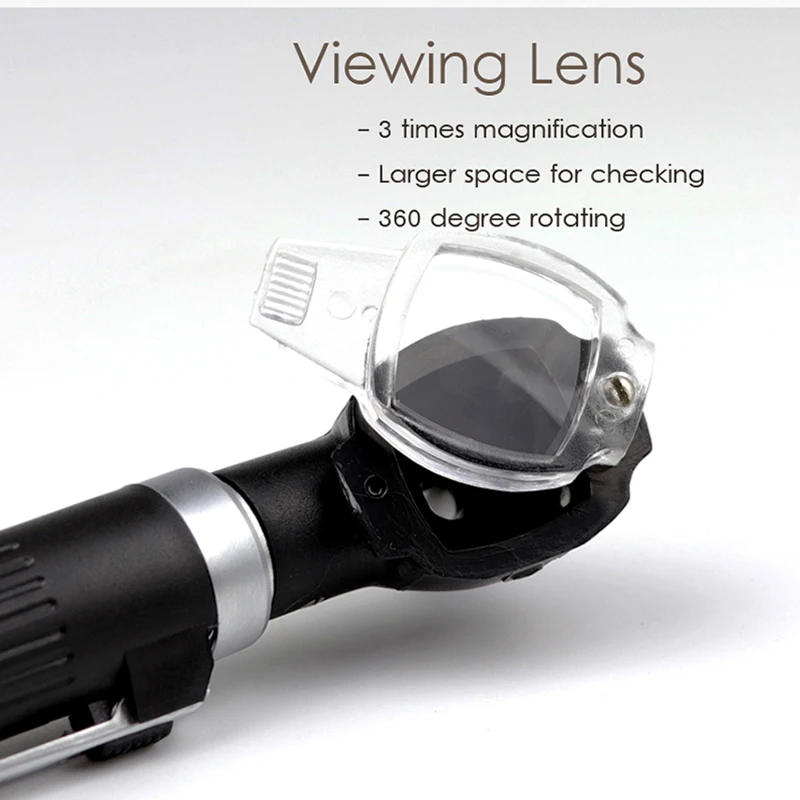 Professional LED Fiber Optic Portable Medical Nasal Ear Canal Endoscope Borescope Straight Direct Otoscope with Specula Cones
