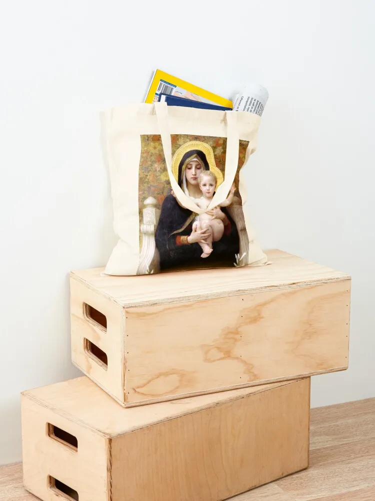 سيدةنا: عذراء الزنابق، حقيبة حمل Bouguereau، حقائب قماش، أكياس التسوق