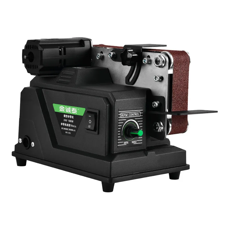 

Маленькая электрическая ленточная шлифовальная машина DIY Полировальный станок Лезвие Настольная шлифовальная машина Промышленная шлифовальная машина для ножей