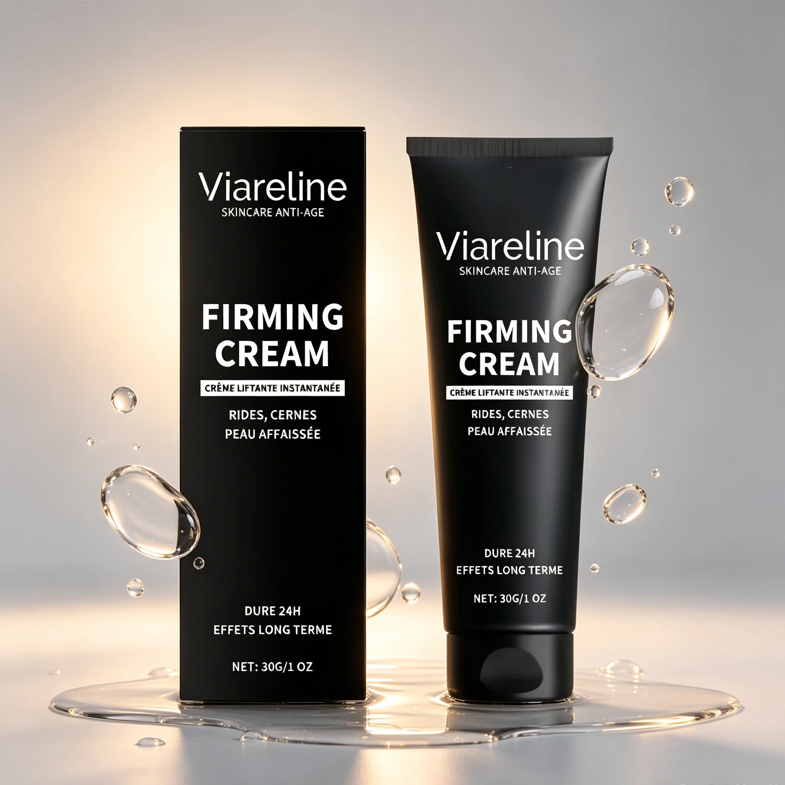 Viareline 30g Facial Moisturizing Cream Hydrating Nourishing Face Care For Soft Smooth Skin Daily Use Lightweight Non Greasy For
