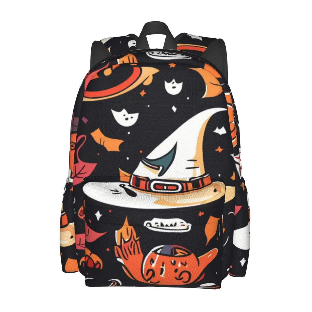 Halloween Pattern Large Capacity Student Backpack Casual Fashion Schoolbag