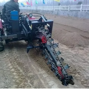 Trenching Machines Custom Efficient Soil 48-inch Max Depth Trencher for Skid Steer Operations Popular Farm Machines