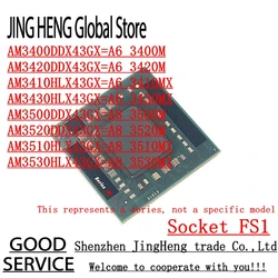 USED Quad-Core Quad-Threa A6 3400M 3420M 3410MX 3430MX A8 3500M A8 3520M 3510MX 3530MX Socket FS1 CPU