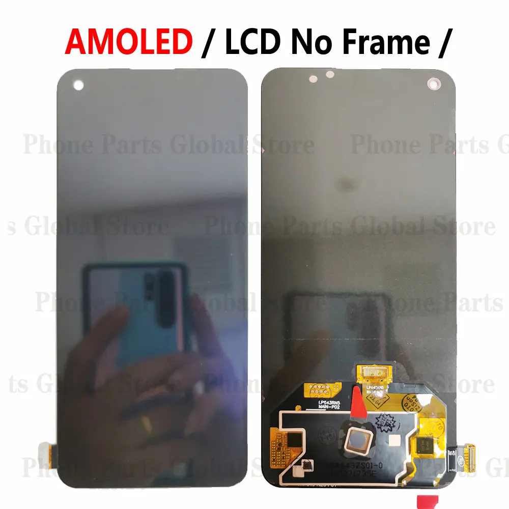 LCD With Frame RMX2202 LCD For Realme GT 5G LCD Display Screen Touch Sensor Digitizer Assembly Replacement Parts