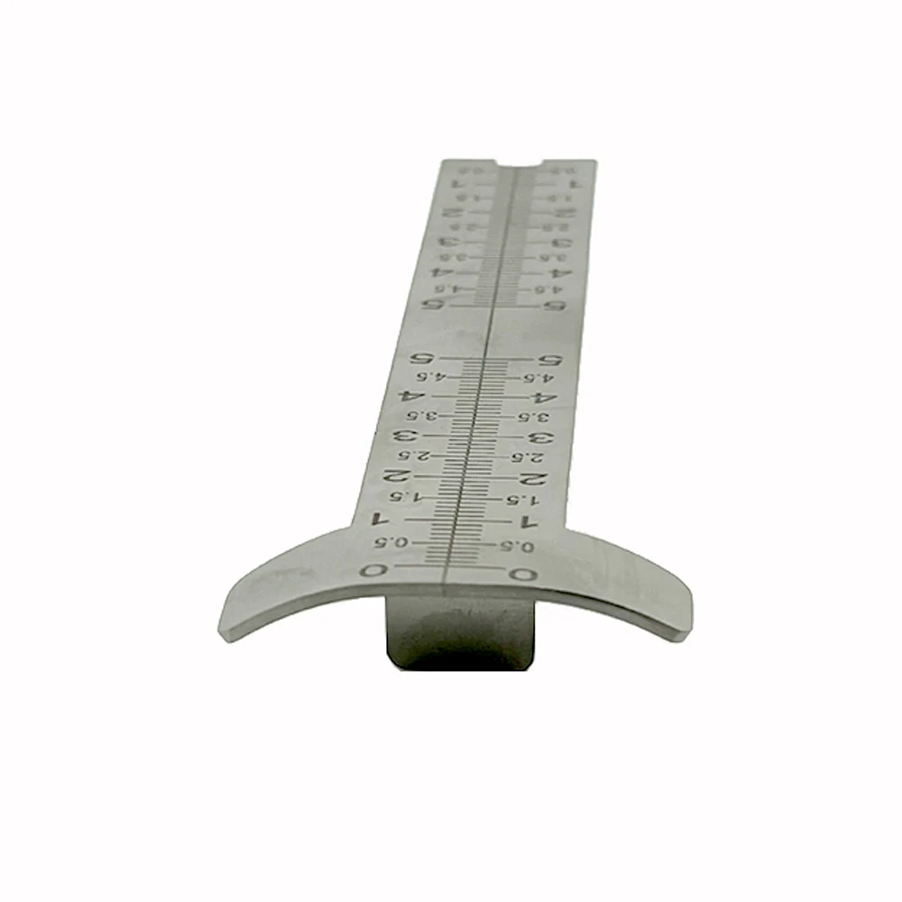 Dental Ruler Measuring Maxillary Dike Height Occlusion Rim Height Measuring Rule Dental Lab Tools