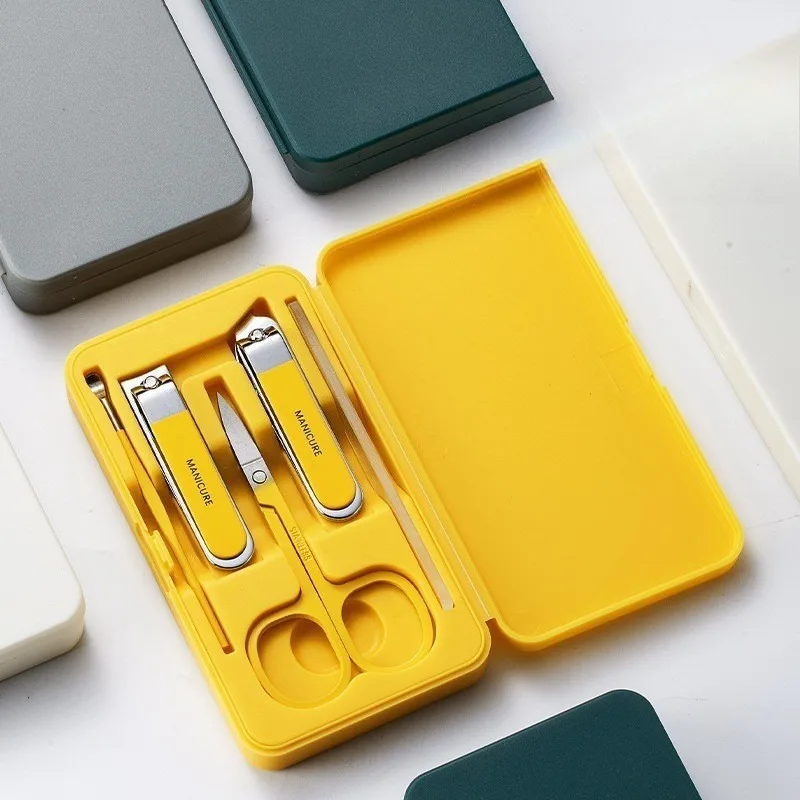 

High Quality Nail Clipper Set 5-piece Portable Household Nail Clipper Set