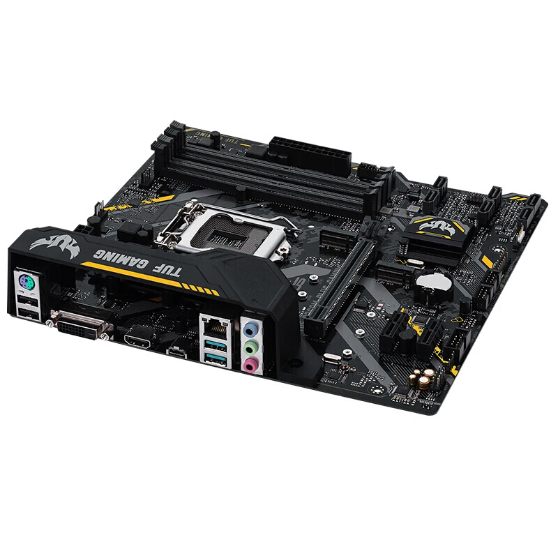 B360M LGA1151 Motherboard with 256G M.2 NVMe SSD DIY Processor Core i7 9700 9700K 4 Tubes CPU Cooler RAM 4*8G 32G DDR4 Memory