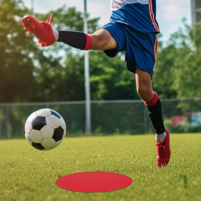 10pcs 12cm non-slip TPE agility marker discs, suitable for soccer, basketball, fitness, speed and agility training.