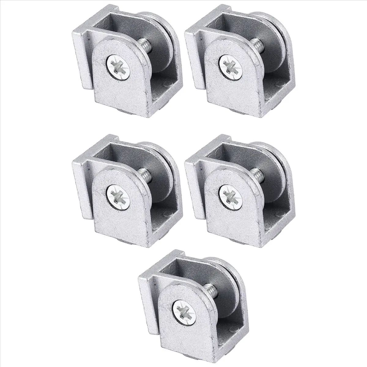 HGHO 5Pcs Zinc Alloy Pivot Joint for Aluminum Extrusion Profile 2020 Series, Flexible Pivot Joint for 2020 Aluminum Profile