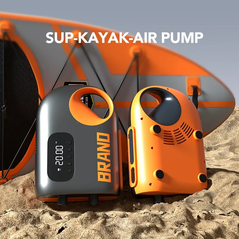 Portable electric inflation pump, portable inflation pump for car tires, new kayak car inflation pump