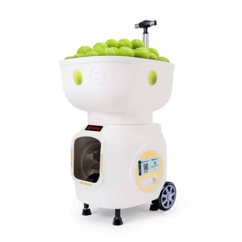 

New Arrival Automatic T2403A Short Distance Tennis Ball Machine Launcher Equipment for Indoor Practice with Remote Control.