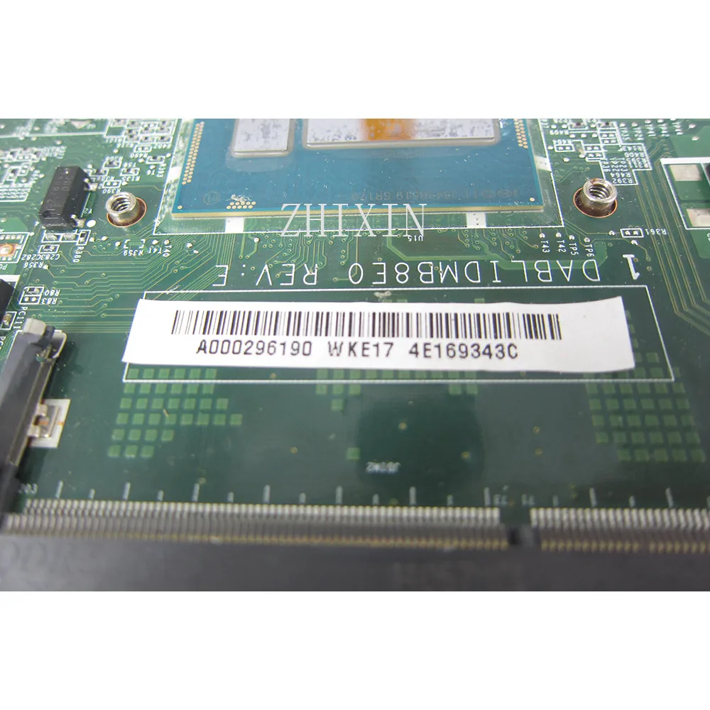 Yourui para toshiba satélite L50-B l50 placa-mãe do portátil com i5-4200U cpu dablidmb8e0 a 000296190   Totalmente testado