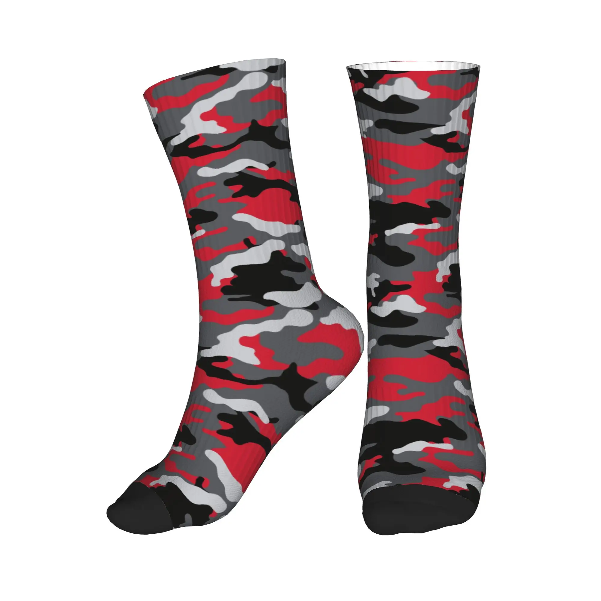 

Harajuku Modern Street Urban Camouflage Socks Men Women Warm 3D Printing Sports Basketball Socks