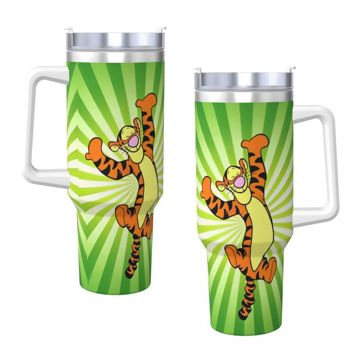 Winnie The Pooh Cartoon Stainless Steel Tumbler Beach Mugs Cup Large Coffee Mug Keep Heat Cold Drink Milk Tea Water Bottle