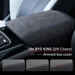 For BYD KING DMI QIN PLUS Chazor 2024 2023 2022 2021 Car Styling Armrest Anti-dirty Pad Cover Leather Cover Auto Accessories