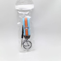 Gulf Oil Themed Custom Motorcycle Keychain Unique Halloween Christmas Gift Toy & Hobby with Special Paint Scheme