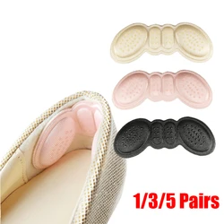 1/3/5 Pairs Ladies Heel Pads for High Heel Shoes Adjust Size Self-Adhesive Insert Insoles Pain Relief Foot Heel Stickers Pads